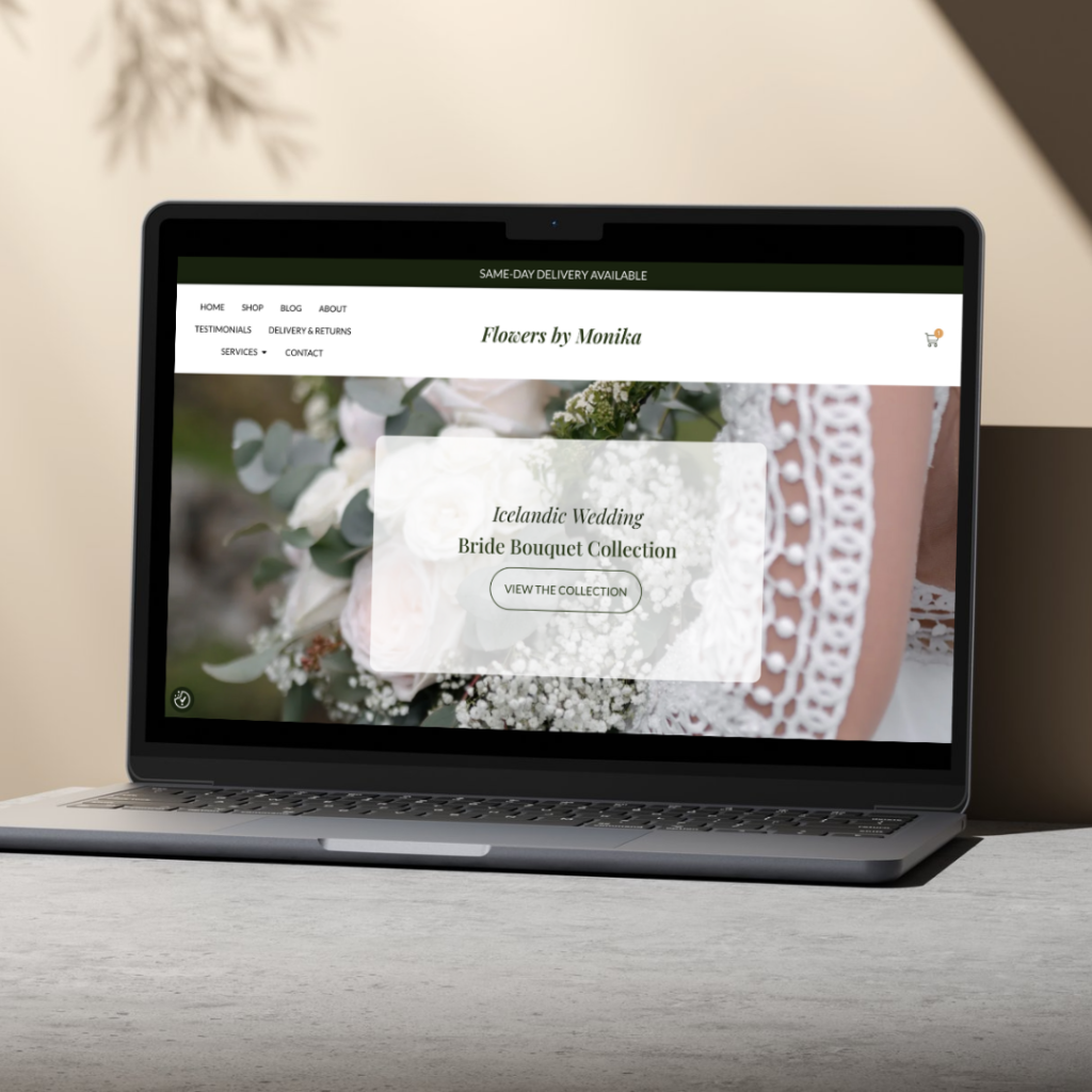 flowers by monika website